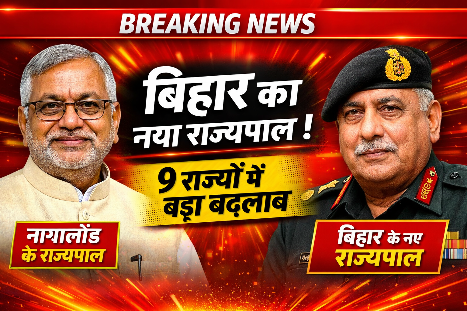 बिहार को मिला नया राज्यपाल